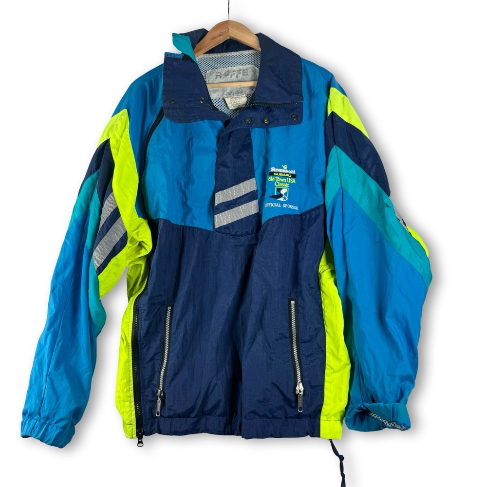 Vitage Raffe 90's Demetre Ski Jacket Colorblock 2933 Mens Sz M